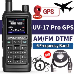 Baofeng UV-17 Pro GPS Rechargeable FM Walkie Talkies Air Band Two Way Ham Radios - Afbeelding 1 van 16