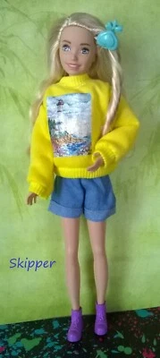 Barbie Skipper Teen Doll Babysitter Blonde Freckles *Redressed* - Image 1 of 4