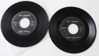 Roy Orbison , pretty woman / yo te amo maria / blue bayou ect,  2 X 45 tours - Photo 1/4