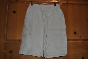 NEW BOY'S URBAN PIPELINE TAN KHAKI CARGO SHORTS SIZE MEDIUM. ELASTIC WAIST - Picture 1 of 3