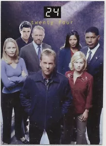 24 Twenty Four TV Series Jack Bauer Promo Card Trading P4 2003 Kiefer Sutherland - Bild 1 von 2