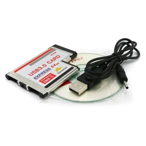 5Gbps PCI Express Card Adapter USB 3.0 2 Ports HUB PCI 54mm Slot Express CaME - Picture 1 of 5