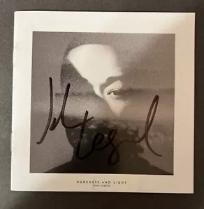 John Legend Darkness And Light Autographed CD Booklet The Voice - Picture 1 of 5