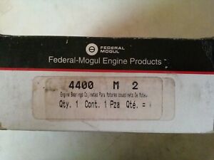Sealed Power 4400M2 .002 main bearing set, Chevy GM 454 / 7.4L, Made in USA.