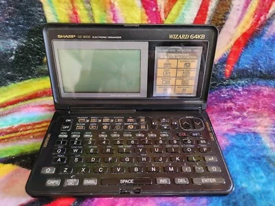 Vintage Sharp OZ-8000 Electronic Organizer Wizard 64KB UNTESTED - Image 1 of 4