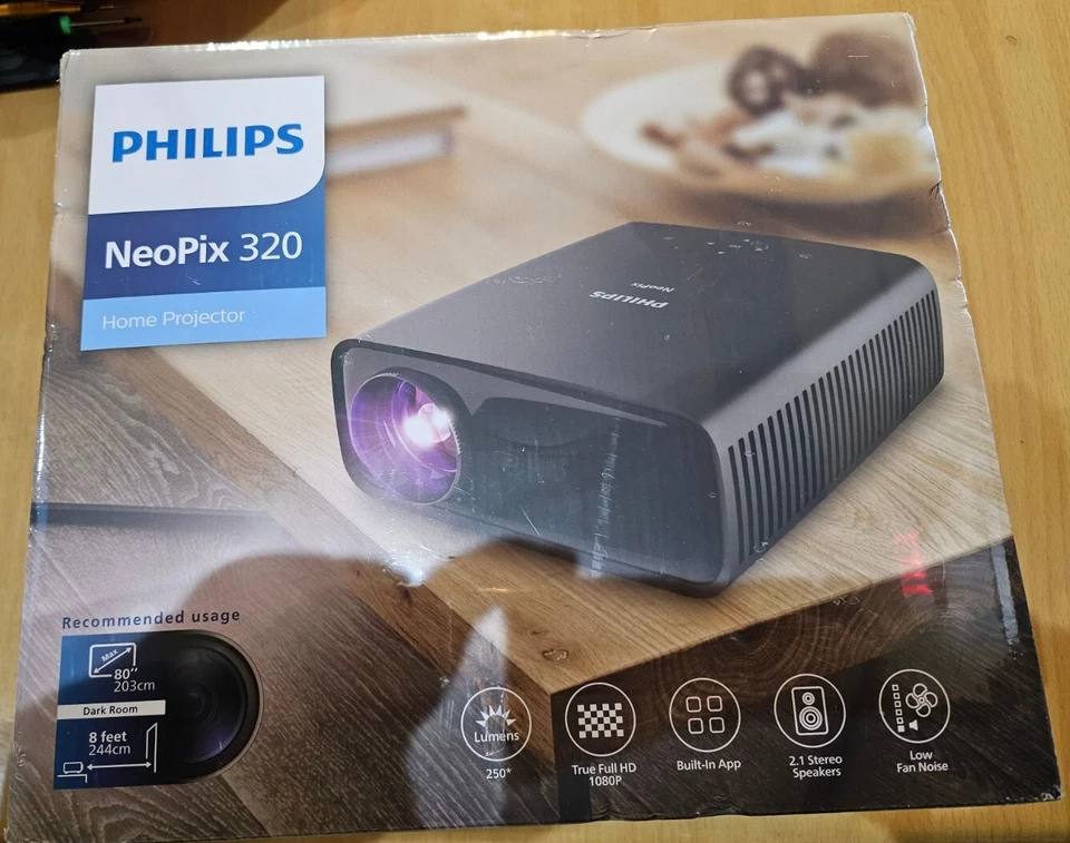 PHILIPS NeoPi Multimedia Home Projector (NEW/OPEN BOX)