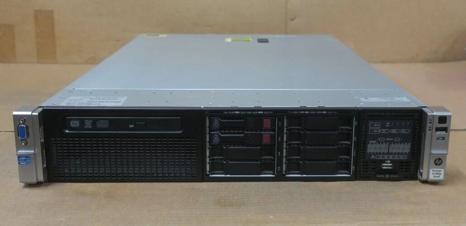 HP Proliant DL380p Gen8 6-Core E5-2620 2GHz 8GB RAM 2x 146GB HDD 8-Bay 2U Server - Image 1 of 3