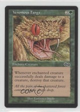 1998 Magic: The Gathering - Urza's Saga Venomous Fangs #280 0o9