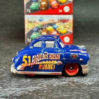 DIRT TRACK FABULOUS HUDSON HORNET Doc Hudson Disney Pixar CARS MINI Red Box #10 - Image 1 of 4