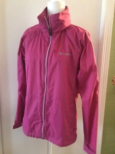 Columbia Women's Switchback III Rain Jacket, Packable,Fucshia Pink, Large, Hood - Picture 1 of 8