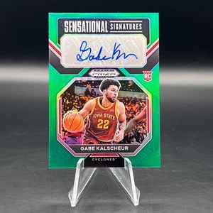 2023 Panini Prizm Draft Picks #SS-GBK Gabe Kalscheur Green Prizm Rookie Auto - Bild 1 von 2