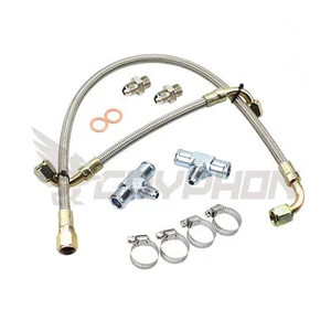 Turbo Water Line Kit for Toyota Hilux 3.0L 5L / 2.8L 3L with TD05H 16G 18G 20G - Picture 1 of 2