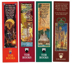 4 collectible original bookmarks - Wheel of Time, Robert Jordan - Picture 1 of 4