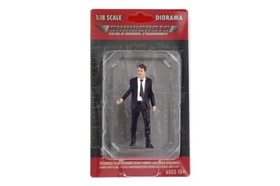 Hombre Traje Negro Club de Caballeros Showcasts American Diorama 18803 1:18 3,75" Foto 1 de 4