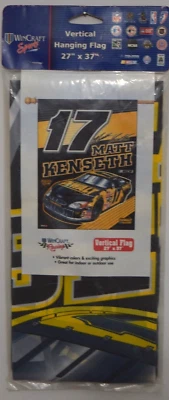 MATT KENSETH #17 DEWALT ROUSCH FENWAY RACING NASCAR VERTICAL FLAG - Image 1 of 3