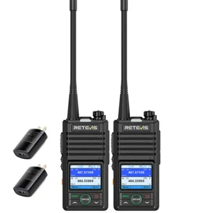 RB58 Bluetooth APP Control NOAA Noise Reduction Group Call Two Way Radios 2pack - Zdjęcie 1 z 12