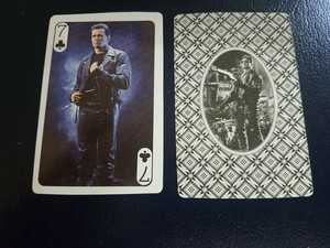 Arnold Schwarzenegger Terminator CONAN Playing Card Austrian-American Actor (e)