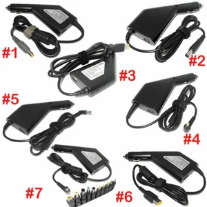 Universal 45-90W Car Charger USB Car power Adapter For Lenovo Laptop 19-20V ST - Picture 1 of 45