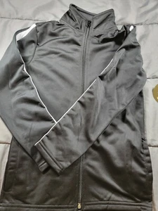 Buzzcuts NWT Boys Black/White Stripe Jogger Jacket Size Small (8) - Picture 1 of 5