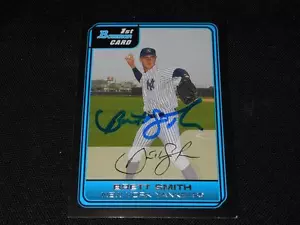 New York Yankees Brett Smith Signed 2006 Bowman Autograph Card #B67 TOUGH 113 - Picture 1 of 1