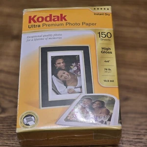 NEW factory sealed Kodak Ultra Premium Photo Paper High Gloss 4X6 150 SHEETS  - Picture 1 of 1