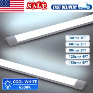 2FT 3FT 4FT LED Batten Tube Light Shop Lights Workbench Garage Ceiling Fixture - Picture 1 of 16