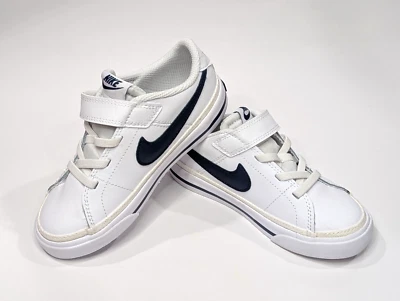 Nike суда наследие (TDV) белый/темно-синий ребенка ясельного возраста мальчика кроссовки Sz 10C NWB DA5382-125 - Изображение 1 из 4