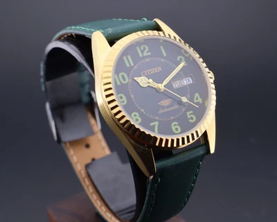 Reloj Pulsera Hombre Automático Vintage Citizen 8200A Movimiento Japón - Día/Fecha Foto 1 de 4