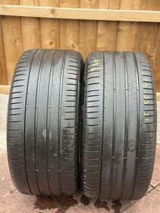 2x275 35 21 Pirelli PZERO Matching Pair 5mm Thread In Very Good Condition Tyres - Picture 1 of 7
