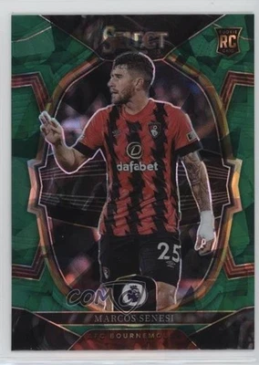 2022-23 Select Premier League Terrace Green Ice Prizm Marcos Senesi #3 Rookie RC - Image 1 of 2