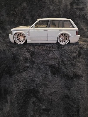 Hot Wheels Dropstars Range Rover plateado escala 1/24 diecast Foto 1 de 4