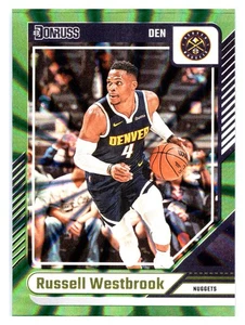 2024 Donruss #158 Holo láser verde Russell Westbrook Denver Nuggets - Imagen 1 de 2