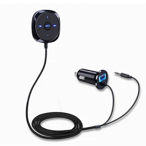 BC20 Bluetooth Car Kit Freisprecheinrichtung Drahtloses Musik-Player-Audiokabel - Afbeelding 1 van 7