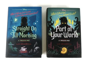 A TWISTED TALE SERIES 2 BOOKS DISNEY STRAIGHT TILL MORNING, PART OF YOUR WORLD - Picture 1 of 1