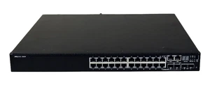 Switch Dell S3124 24x1GbE RJ45 2x10GbE SFP+ R2F Normal Flow, 2x PSU 1x FAN - Afbeelding 1 van 2