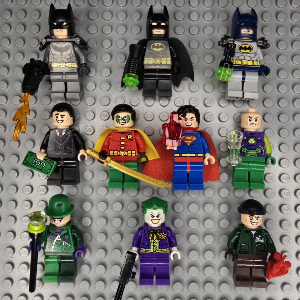 Lego DC Super Heroes Minifigures Lot and Accessories - Image 1 of 1