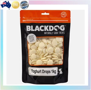BLACKDOG Yoghurt Drops Buttons Yogurt Dog Treats 1KG Pet Food AU - Picture 1 of 2