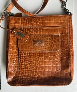 OSPREY Tan Real Leather Crossbody Bag. Incls. Dust Bag. New. - Picture 1 of 8