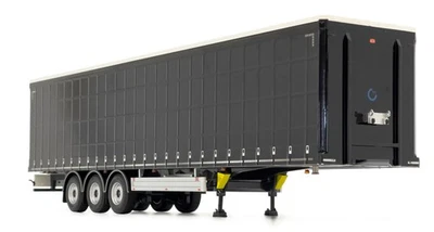 MARGE MODELS, Semirimorchio PACTON di colore nero, 1/32,  MAR1902-02-02 - Immagine 1 di 3