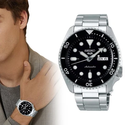 2025 New Seiko 5 Quartz Watch Watch Men's Watches Waterproof Steel Belt Steel Strap BD - Image 1 of 4
