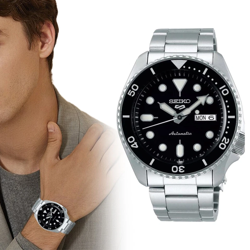 2025 New Seiko 5 Quartz Watch Watch Men's Watches Waterproof Steel Belt Steel Strap BD - Image 1 of 4