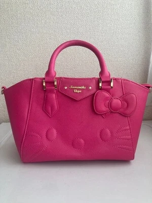 Sanrio Hello kitty  × Samantha Vega collaboration Pink  Shoulder bag Tote bag - Image 1 of 4