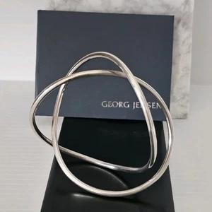 Georg Jensen Alliance Sterling Silver Bangle Cuff # 554A Allan Scharff Med 48.4g - Picture 1 of 17