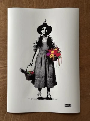 Chris Boyle Mago de Oz Dorothy Urbano Arte Pop Impresión Artista Prueba 5/10 Foto 1 de 4