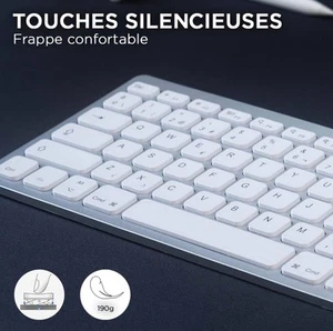 Kabellose Bluetooth-Tastatur für Mac, MacBook Pro, MacBook Air, Französisch - Bild 1 von 4