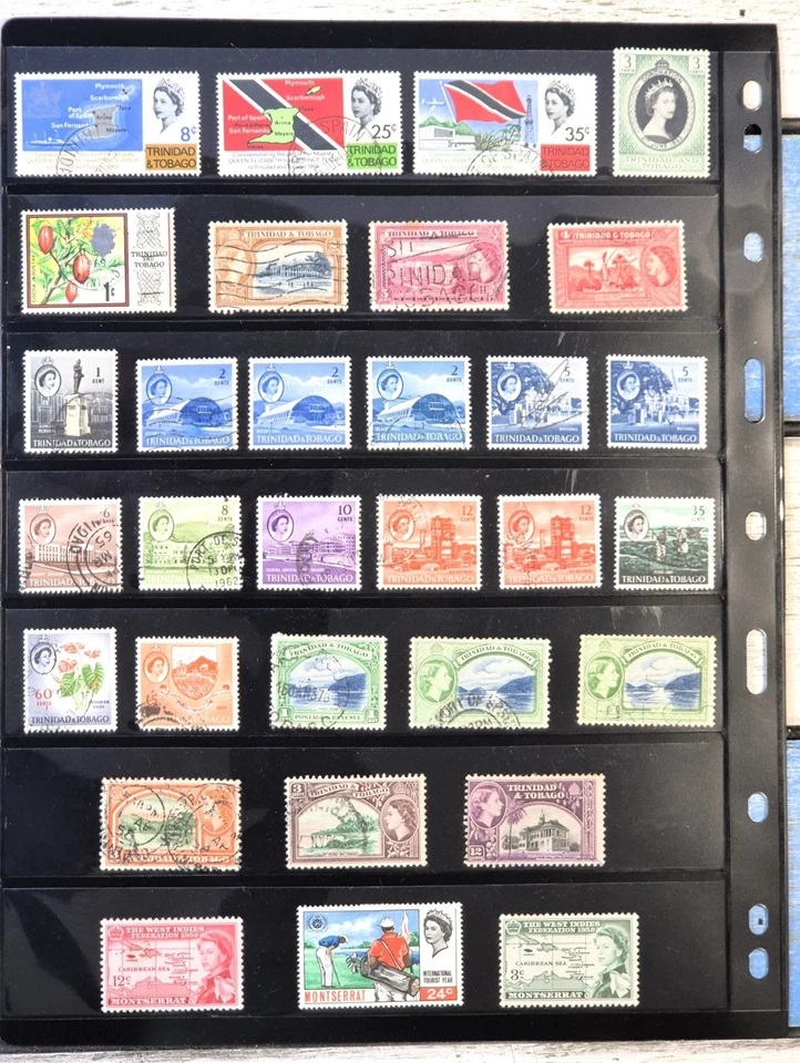 Stamps - TRINIDAD & TOBAGO Caribbean - 1950+ Queen Elizabeth II - Sold as Seen - Image 1 of 1