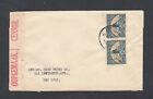 SOUTH AFRICA 1940/1 TWO WWII CENSORED COVERS CAPETOWN & JOHANNESBURG TO USA