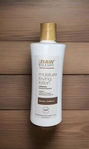 Raw Sugar Moisture Loving Lotion Firming Santal + Caffeine Vit B Complex 16 oz - Picture 1 of 2