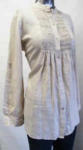 Michael Kors,Neuwertig,Damen,Bluse,Braun,Langarm,Rüschen,L (USA),Gr.42 - Bild 1 von 4