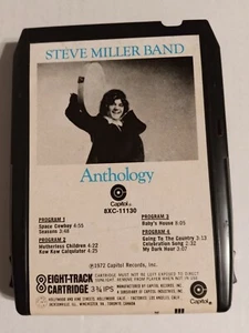 Steve Miller Band 'Anthology' 1972 Capitol Records 8 Track Tape 8XC 11130 - Picture 1 of 4